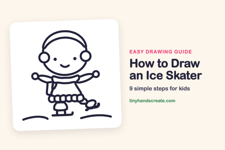 How to Draw an Ice Skater step by step