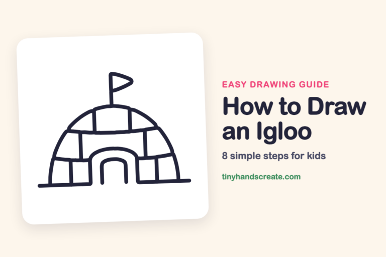How to Draw an Igloo step by step