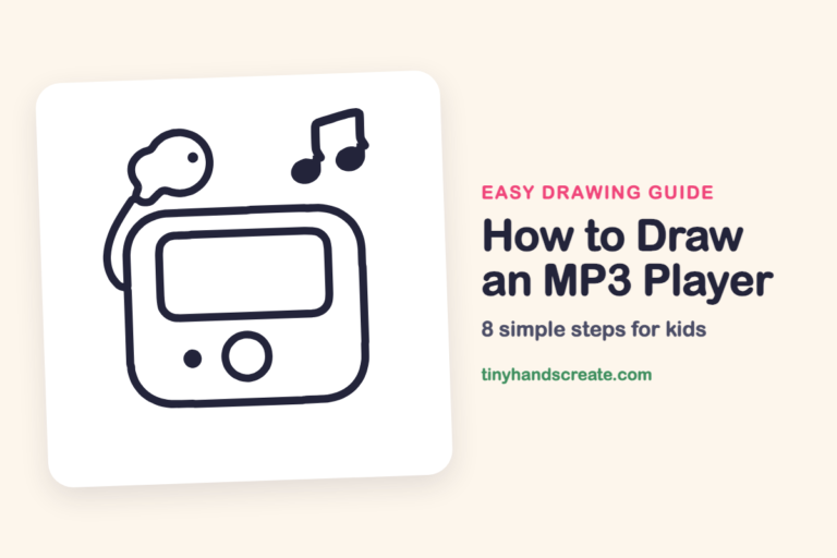 How to Draw an MP3 Player: easy drawing guide for kids