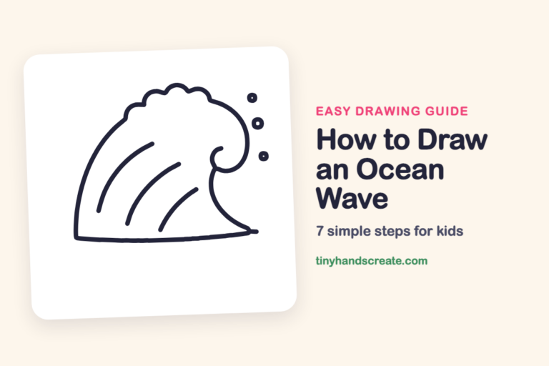 How to Draw an Ocean Wave: easy drawing guide for kids