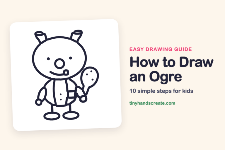 How to Draw an Ogre: easy drawing guide for kids