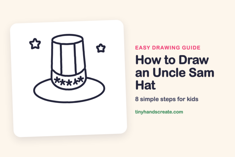 How to Draw an Uncle Sam Hat: easy drawing guide for kids