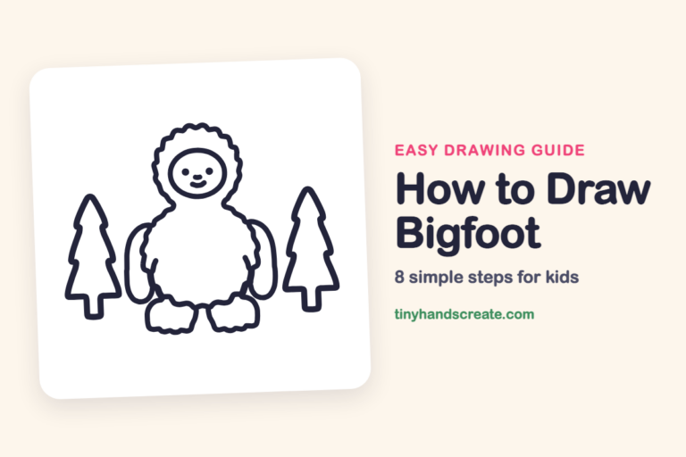 How to Draw Bigfoot step by step
