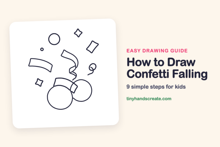 How to Draw Confetti Falling: easy drawing guide for kids