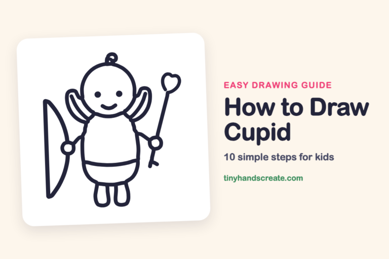 How to Draw Cupid: easy drawing guide for kids