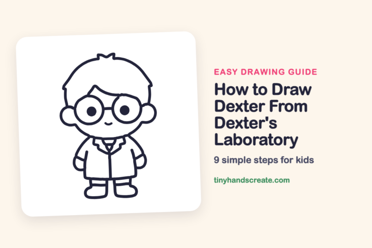 How to Draw Dexter From Dexter's Laboratory
