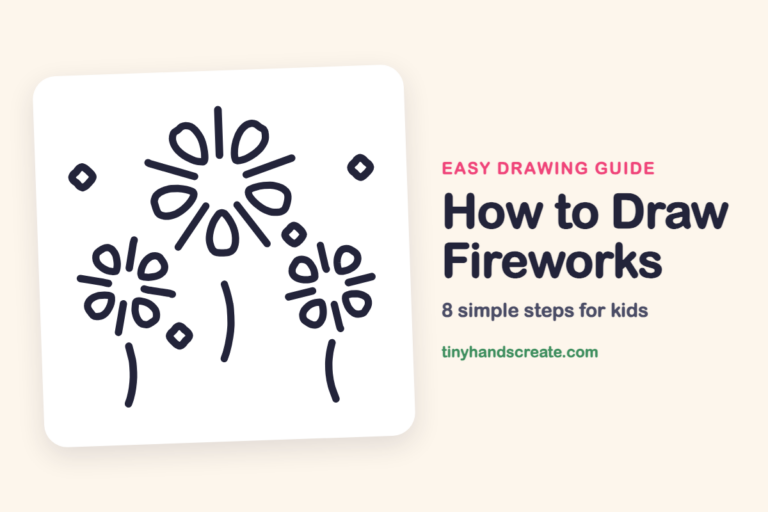 How to Draw Fireworks step by step