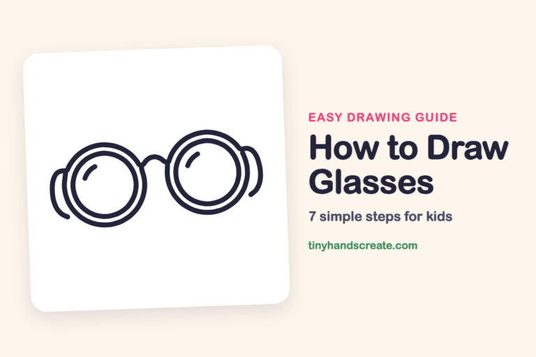 How to Draw Glasses: easy drawing guide for kids