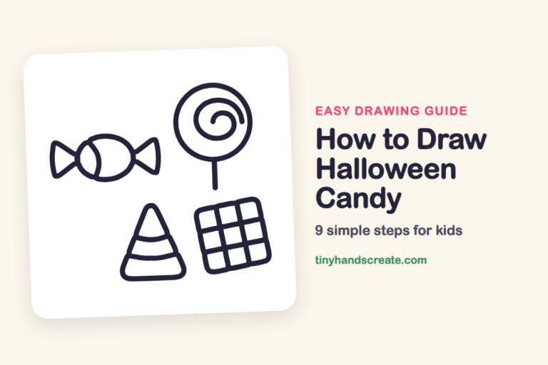 How to Draw Halloween Candy step by step