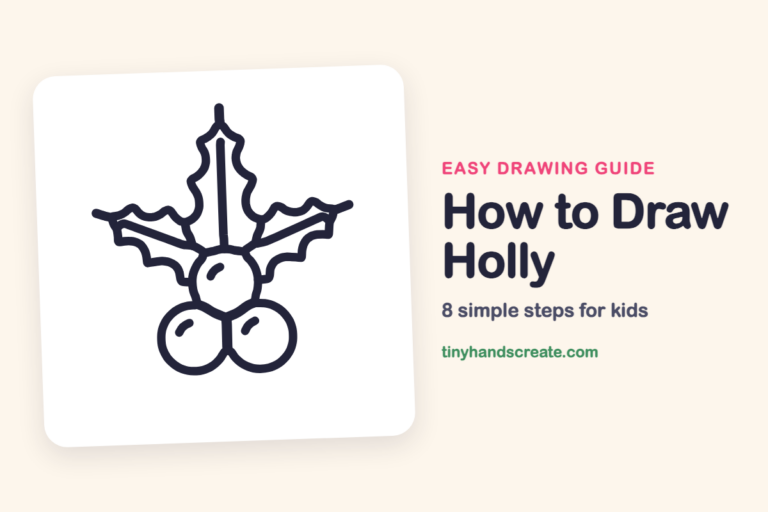 How to Draw Holly step by step