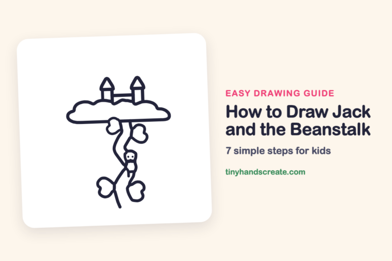 How to Draw Jack and the Beanstalk: easy drawing guide for kids