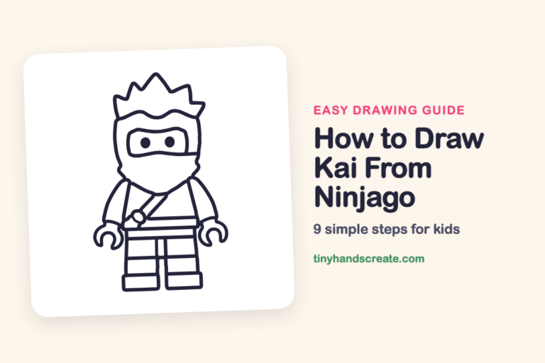 How to Draw Kai From Ninjago: easy drawing guide for kids