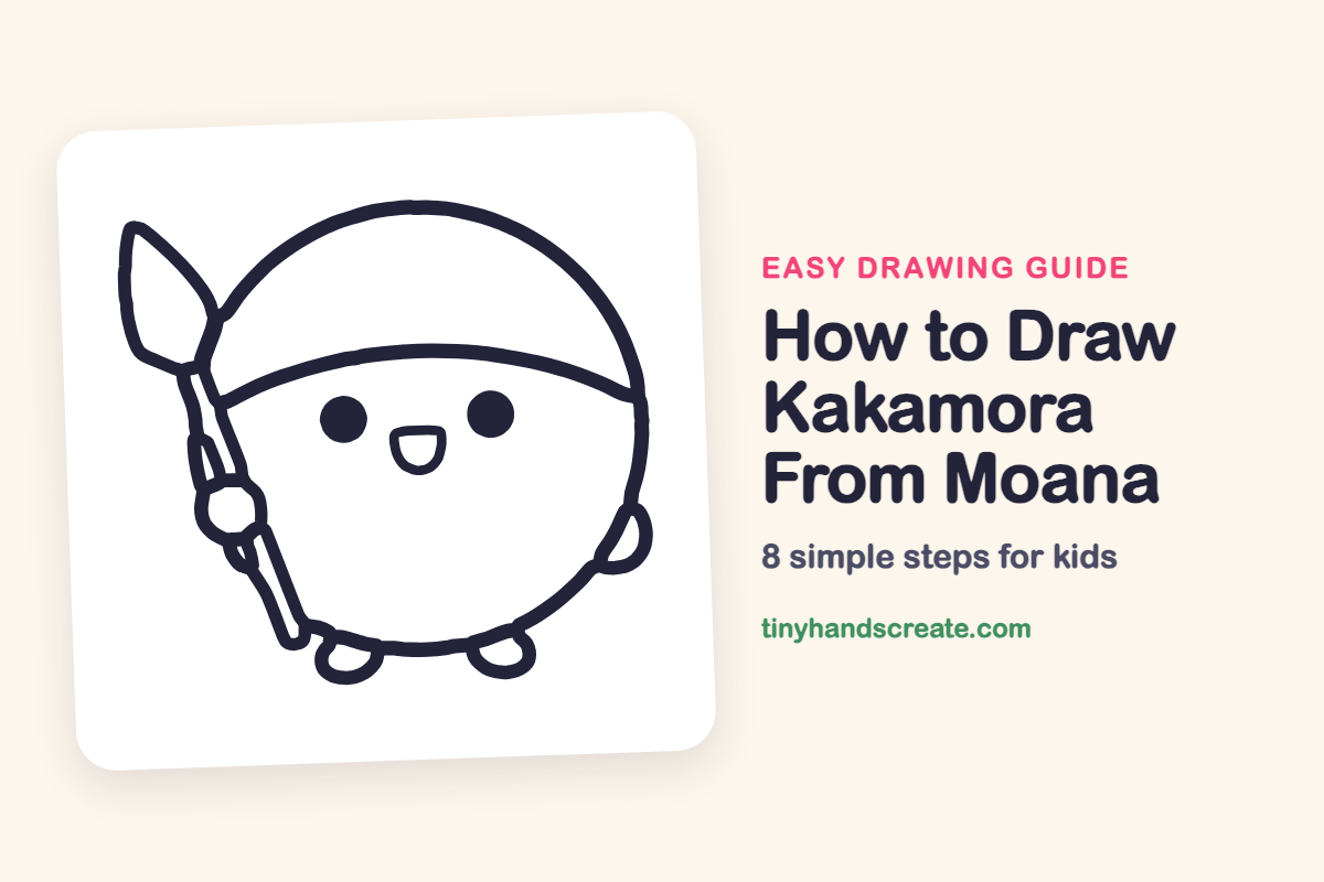 How to Draw Kakamora From Moana: easy drawing guide for kids