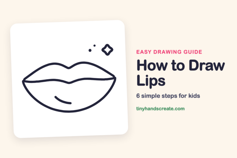 How to Draw Lips: easy drawing guide for kids