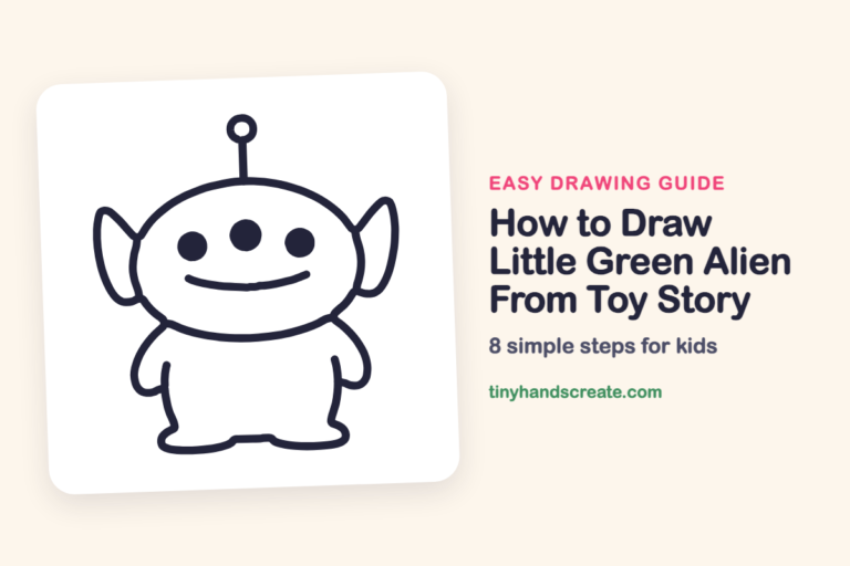 How to Draw Little Green Alien From Toy Story