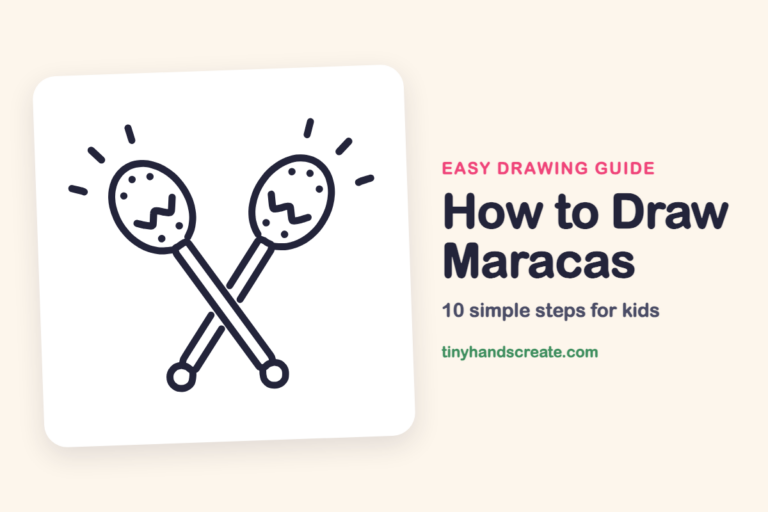 How to Draw Maracas: easy drawing guide for kids
