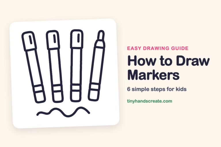 How to Draw Markers: easy drawing guide for kids