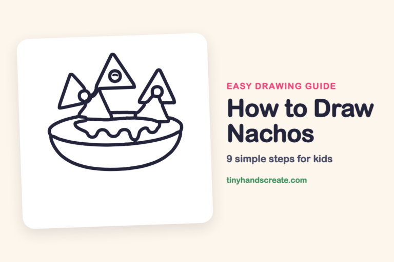 How to Draw Nachos: easy drawing guide for kids
