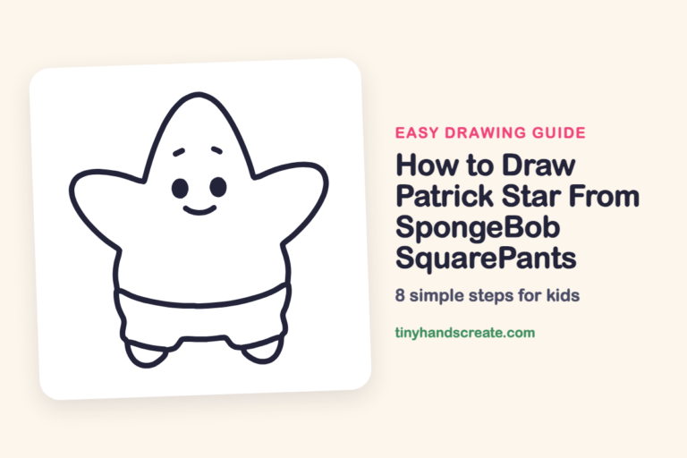 How to Draw Patrick Star From SpongeBob SquarePants