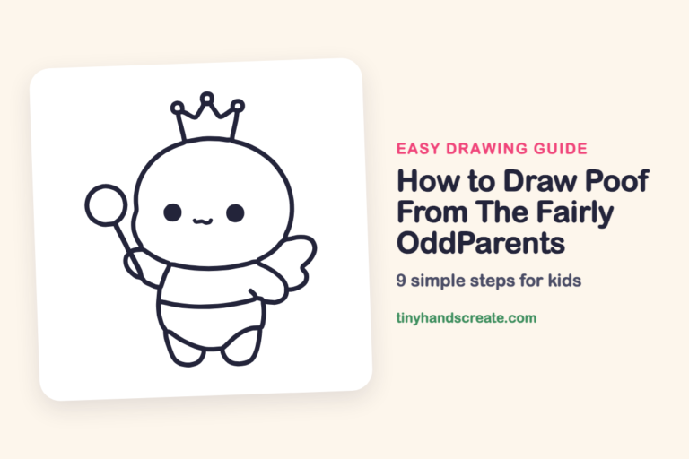 How to Draw Poof From The Fairly OddParents: easy drawing guide for kids