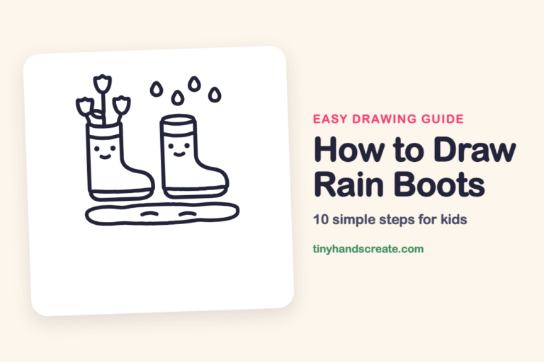 How to Draw Rain Boots step by step