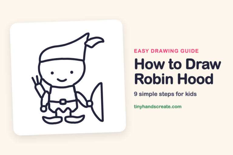 How to Draw Robin Hood: easy drawing guide for kids