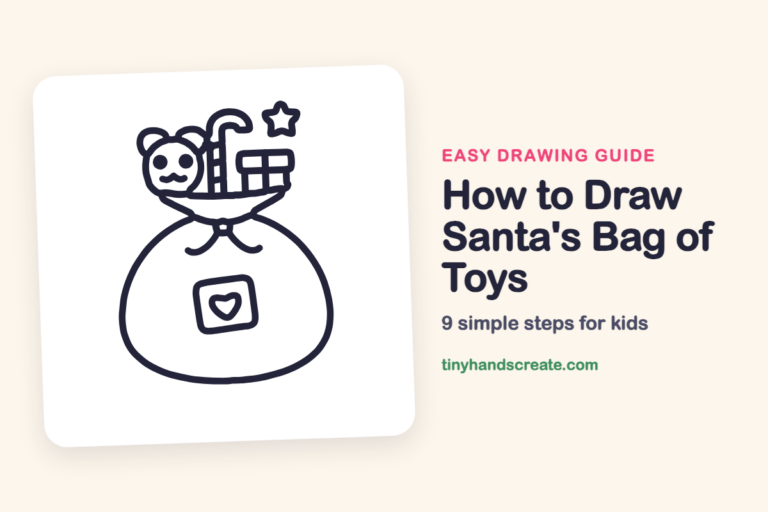 How to Draw Santa's Bag of Toys