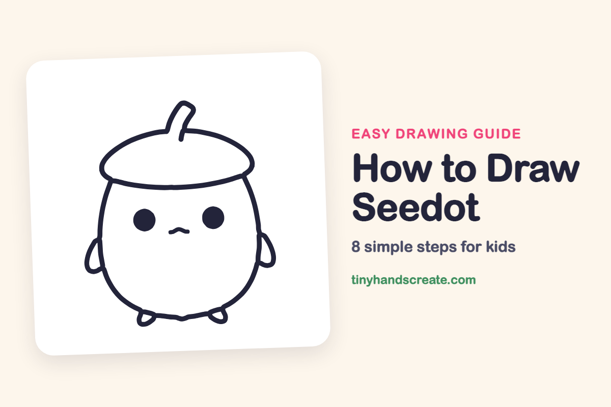 How to Draw Seedot: easy drawing guide for kids