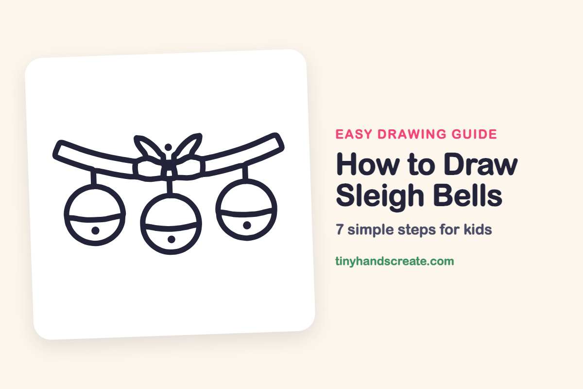 How to Draw Sleigh Bells: easy drawing guide for kids