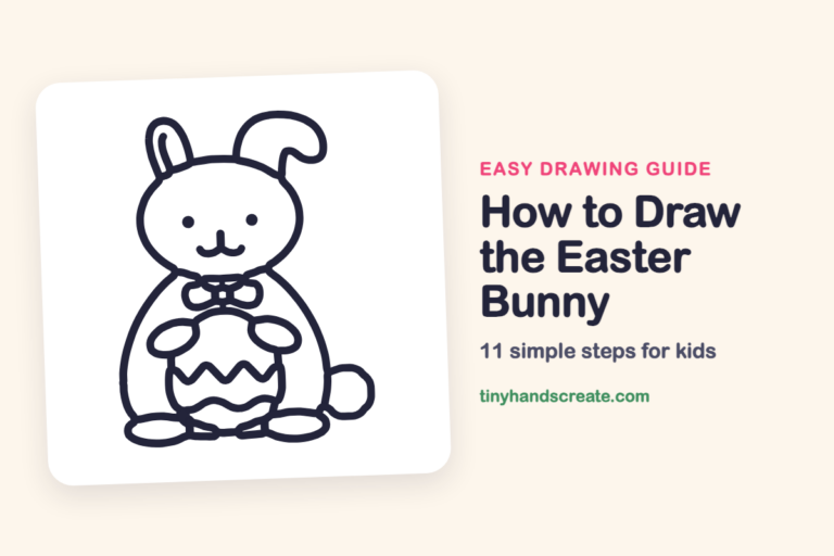 How to Draw the Easter Bunny step by step