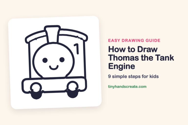 How to Draw Thomas the Tank Engine