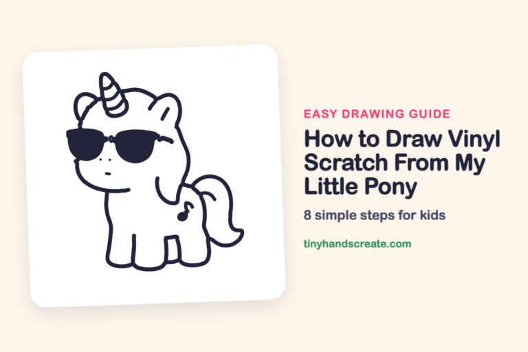 How to Draw Vinyl Scratch From My Little Pony