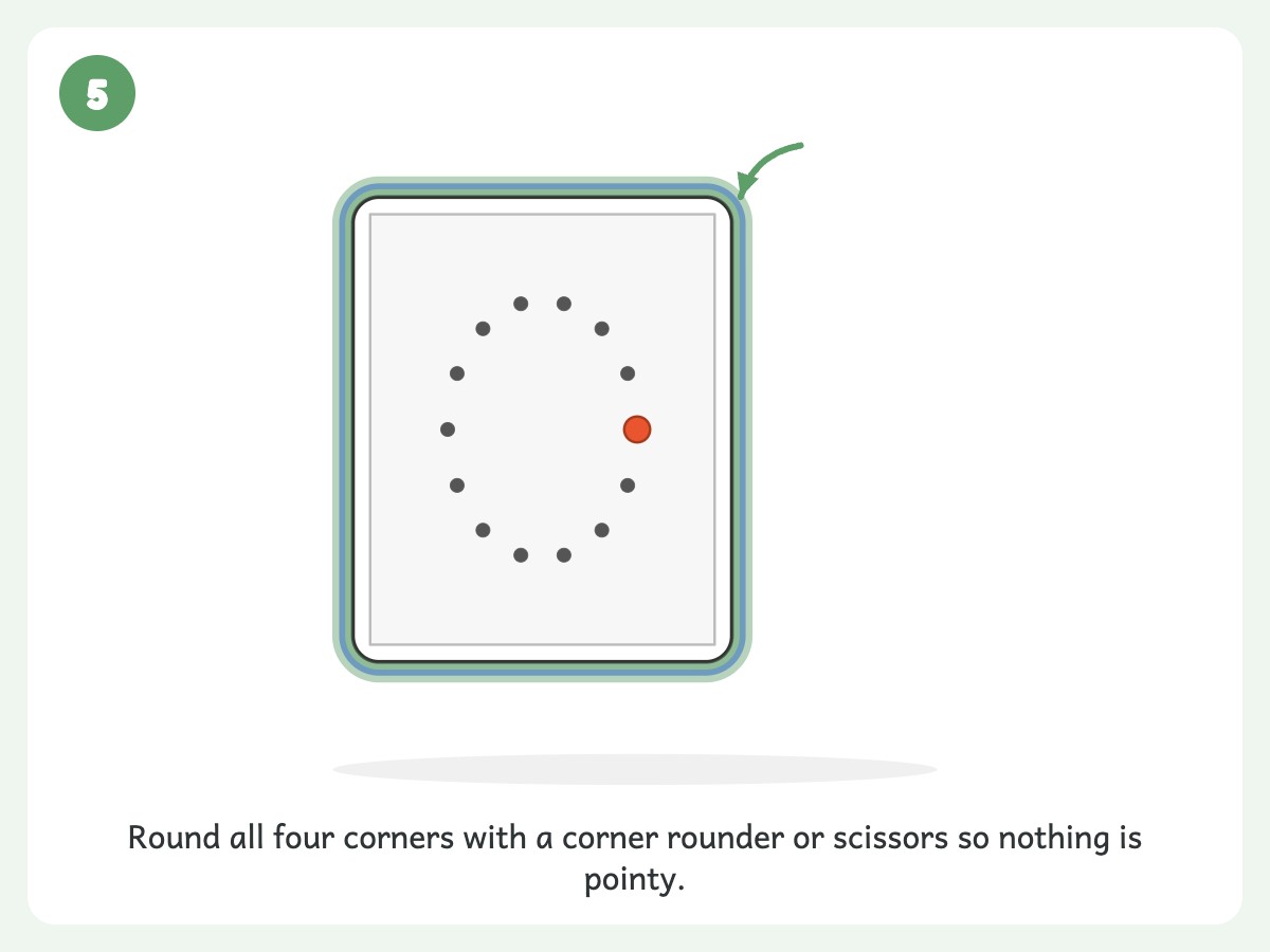Step 5: Round every corner