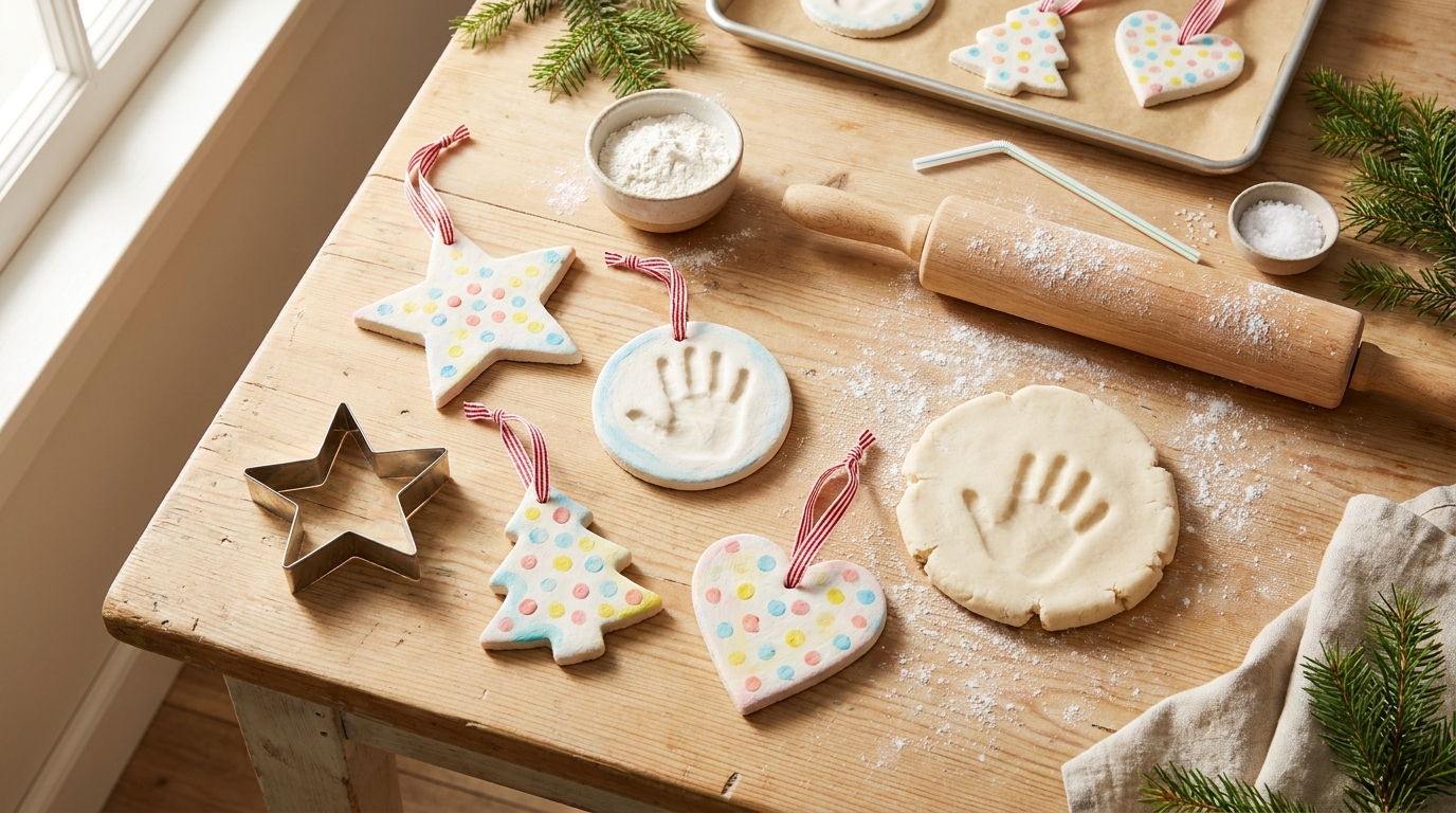 Salt Dough Ornament Crafts for Toddlers (Ages 1-3)
