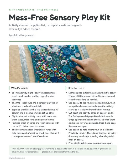 Mess-Free Sensory Play Kit preview